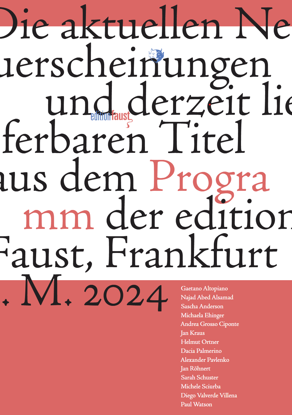 Cover: Programmvorschau Frühjahr 2024